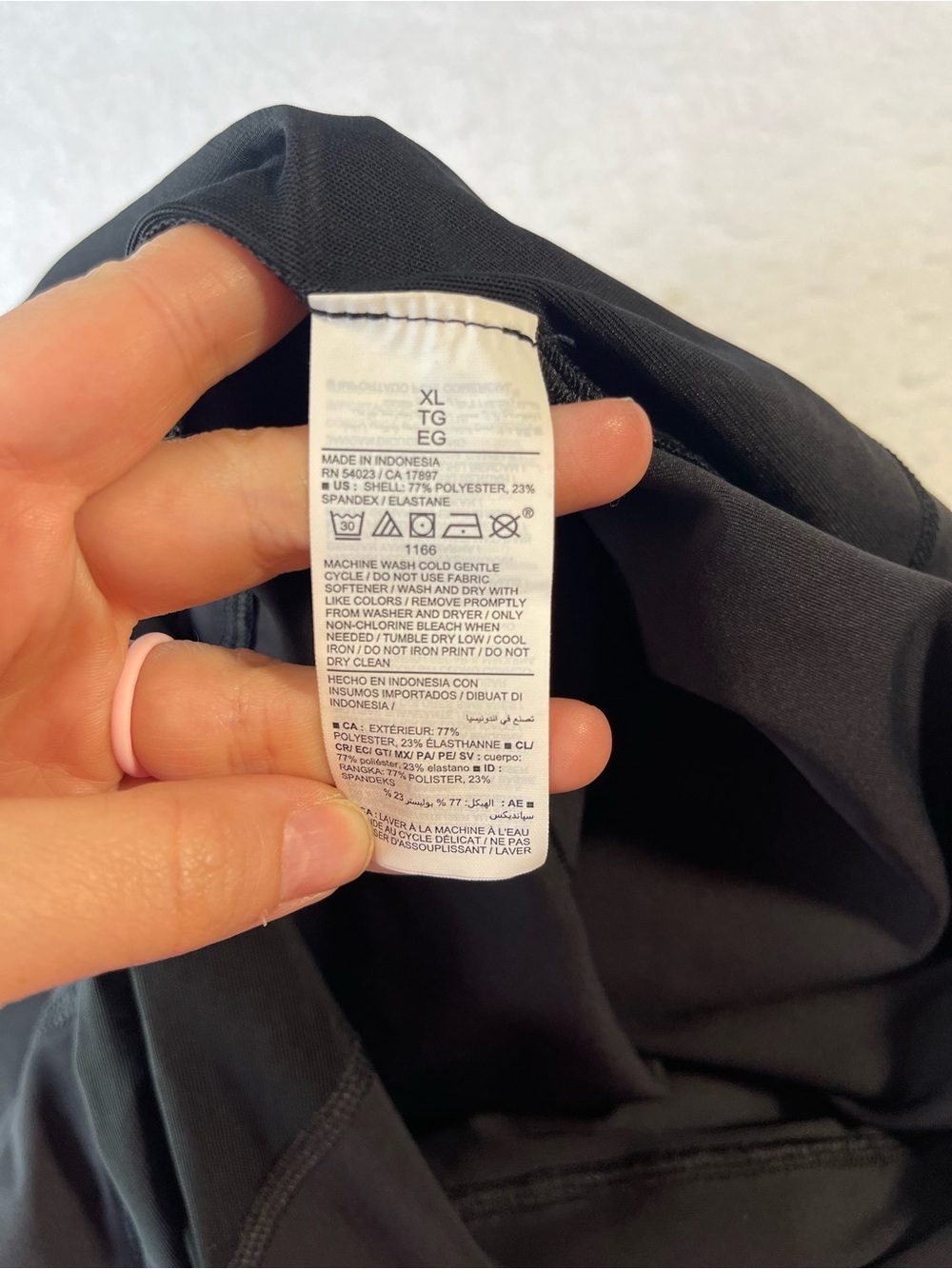 Old Navy Active Black Long Sleeve Athletic Unitard Romper Biker Short One Piece - Picture 7 of 7